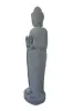 Product image 4 of the product “Standing Buddha made of Riverstone in Dharmachakra position - gesture of wheel of the teaching of Dharma. About 150cm height. ”